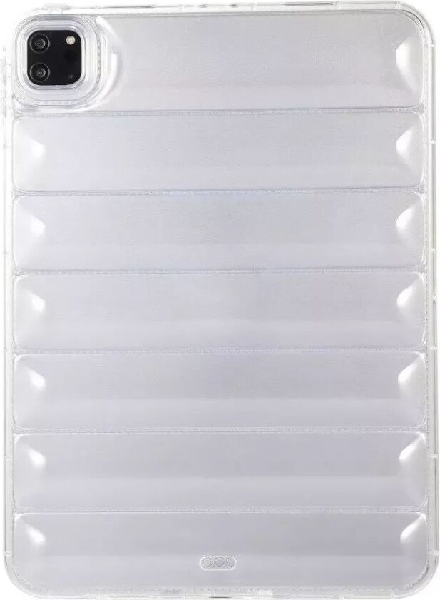 iPad Pro 11" (2022 / 2021 / 2020 / 2018) Fleksibelt Plast Deksel - Riller - Gjennomsiktig