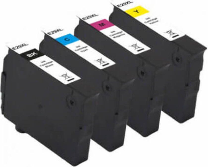 Epson 29 XL blekkpatron combo pack 4 stk - C13T29864010 Kompatibel - C/M/Y/K 61 ml