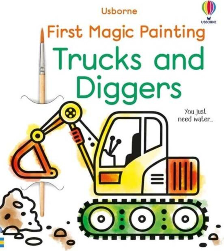 First Magic Painting Trucks and Diggers av Abigail Wheatley