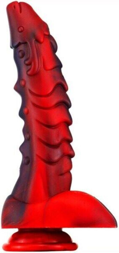 Dragon Dildo Sarkan Black-Red 19 cm Dragon dildo