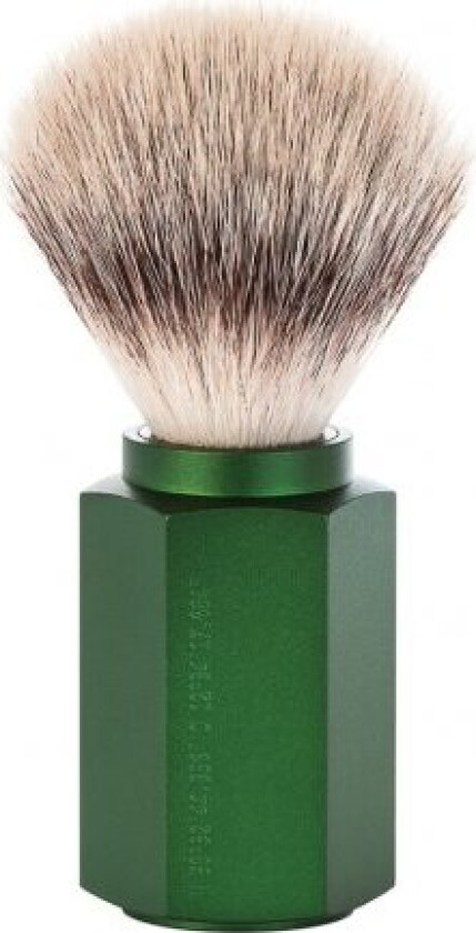 Mühle x Mark Braun Hexagon Silvertip Fiber® Barberkost, Aluminium Forest