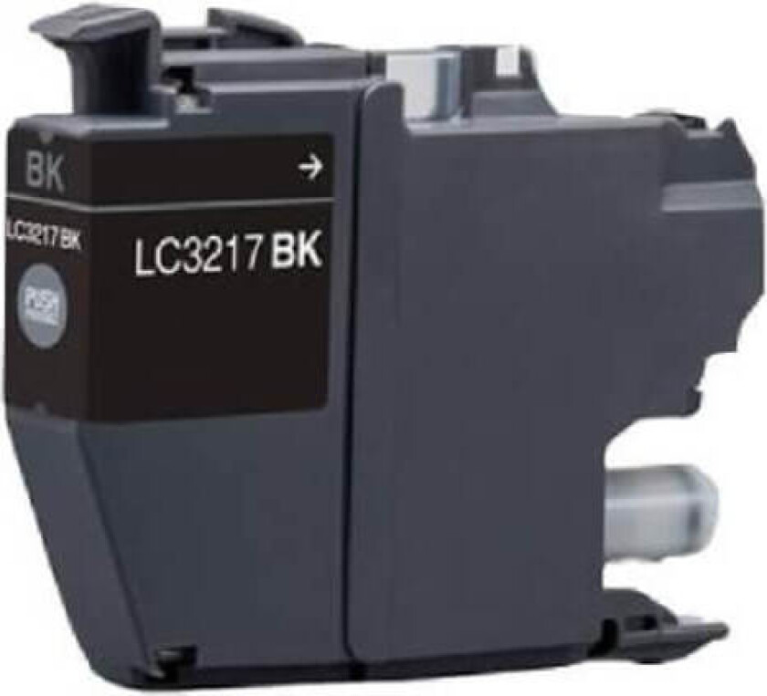 Brother LC 3217 BK blekkpatron - kompatibel - Svart 60 ml