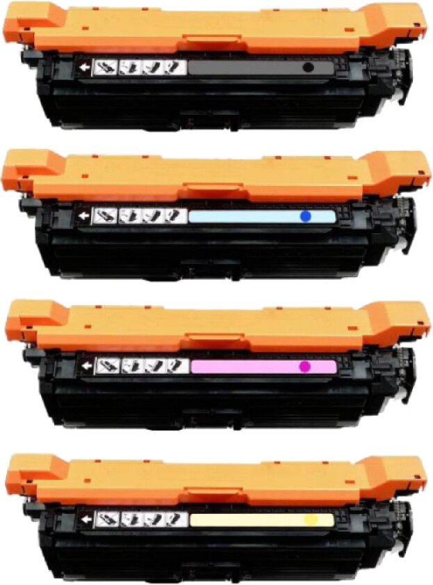 654 X/A combo pack 4 stk Toner - kompatibel - BK/C/M/Y 65500 sider