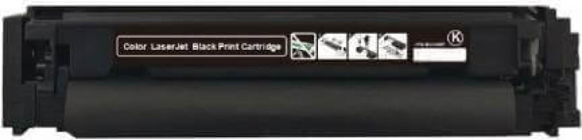 203A BK Toner - CF540A kompatibel - Svart 1400 sider