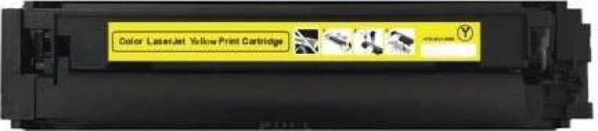 203A Y Toner - CF542A kompatibel - Gul 1300 sider