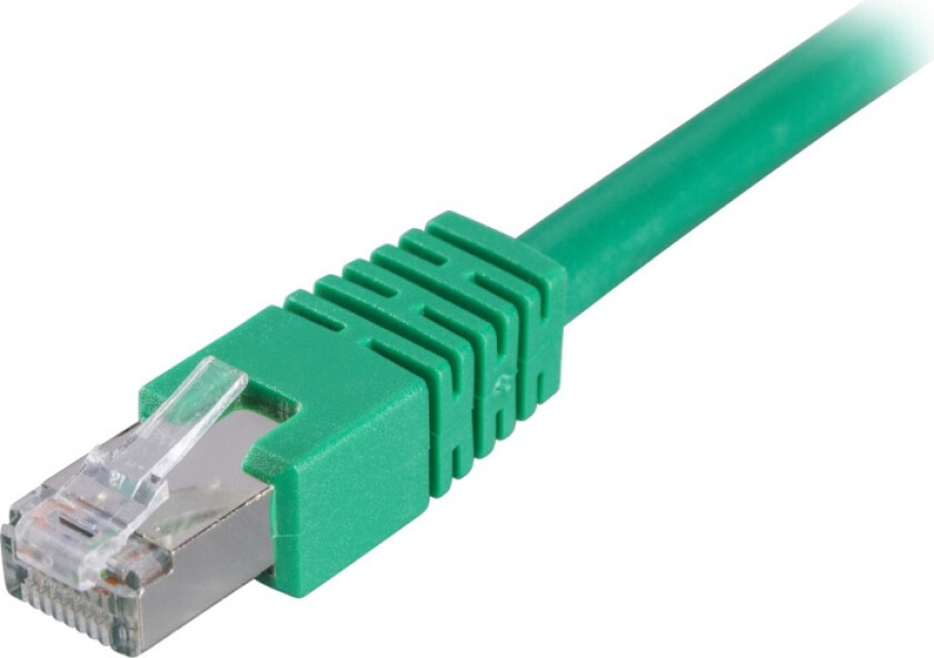 FTP Cat6 patchkabel 0.5m, grønn