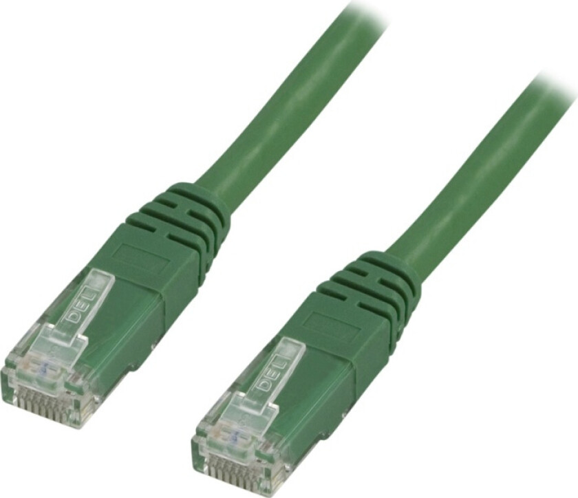 UTP Cat6 patchkabel 0,3m, grön