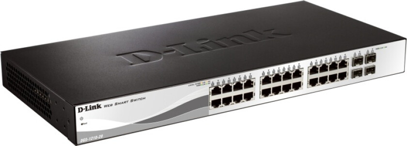 24x 10/100/1000 Base-T ports with 4 x 1000Base-T /SFP ports