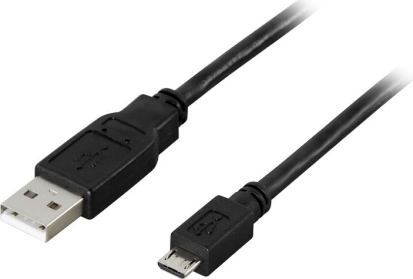 Bilde av USB 2.0 cable, Type A ma, Type Micro B ma, 5-pin, 3m, black