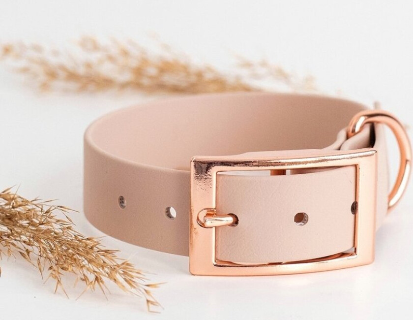 Tyylivoitto Classy Hundehalsbånd Stor Modell Beige (XL)