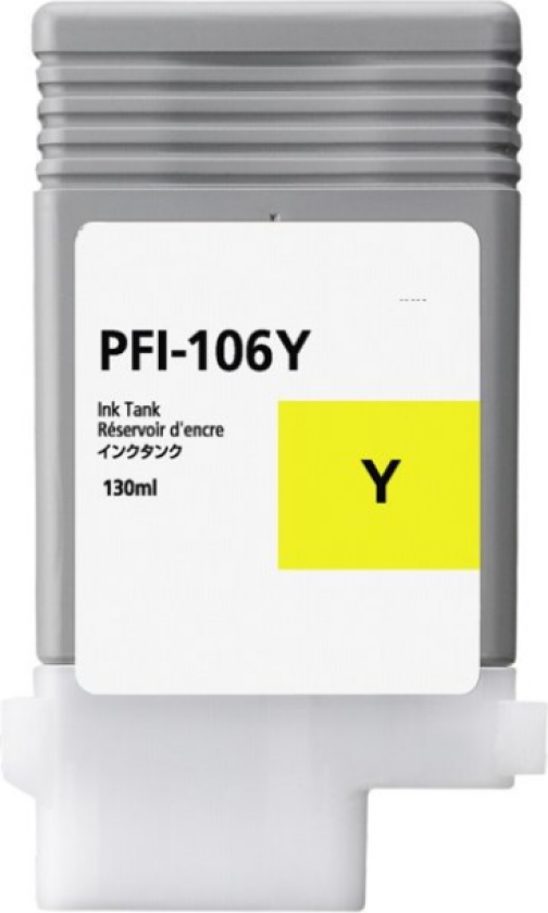 PFI-106 - 6624B001 blekkpatron Kompatibel Gul 130 ml