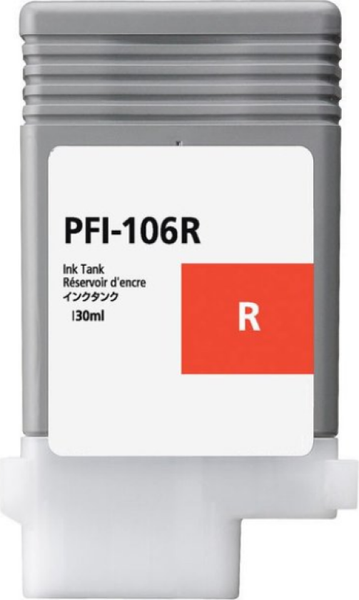 PFI-106 R blekkpatron - Kompatibel - Rød 130 ml