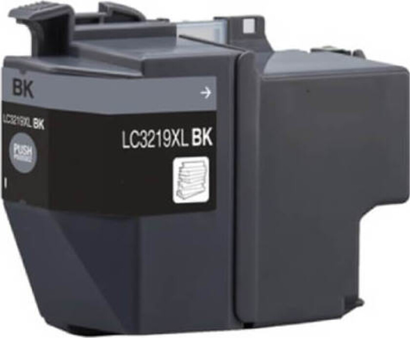Brother LC 3219 XL BK blekkpatron - kompatibel - Svart 60 ml