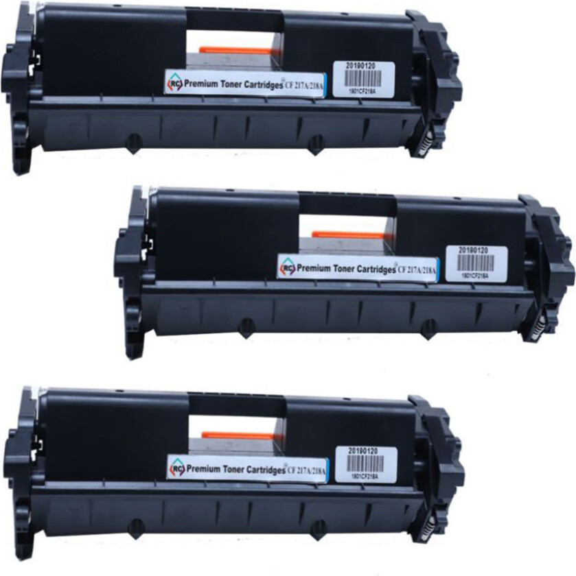 18A BK combo pack 3 stk Toner - CF218A Kompatibel - Svart 4200 sider