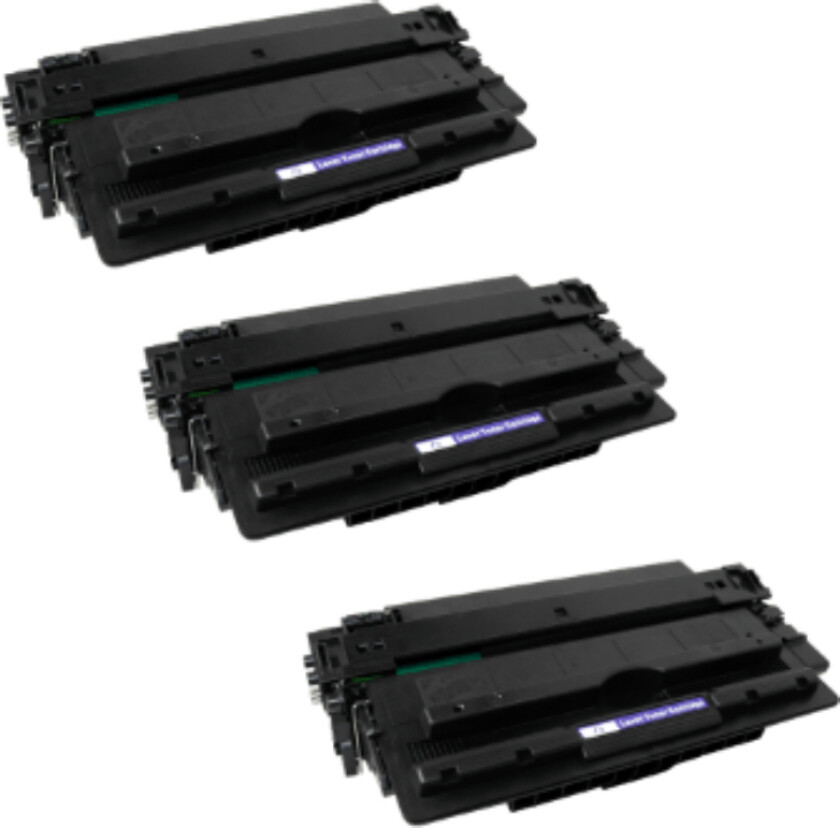 16A BK combo pack 3 stk Toner - Q7516A Kompatibel - Svart 36000 sider
