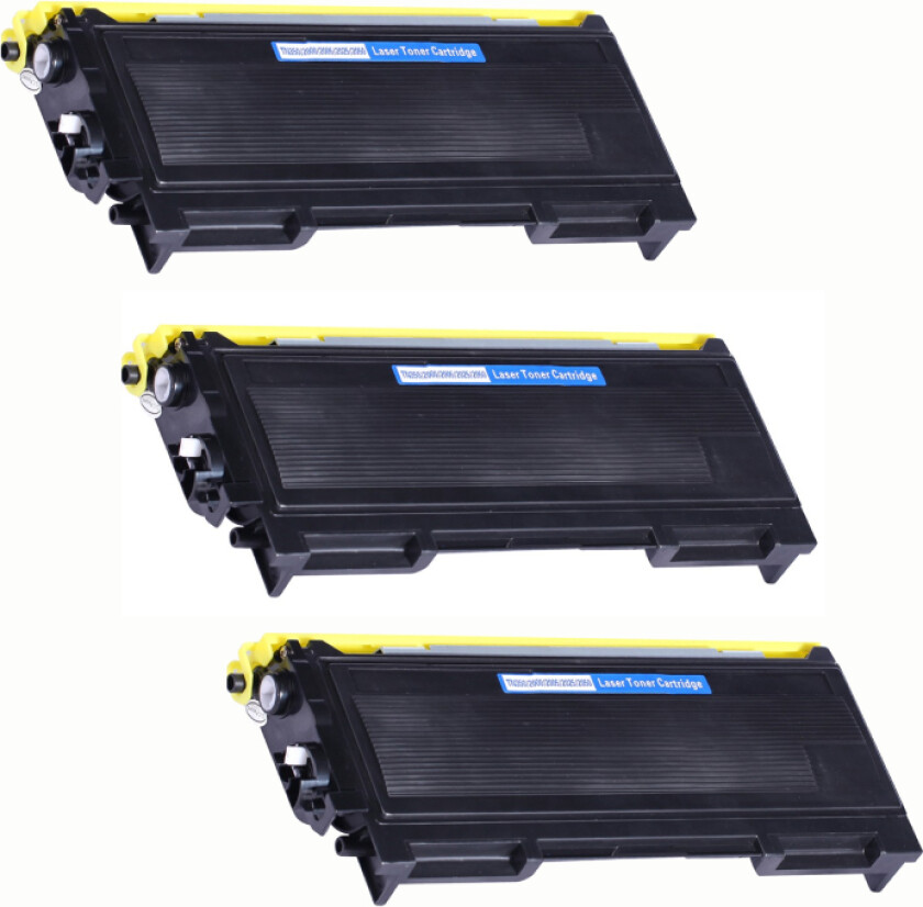 TN 2000 BK combo pack 3 stk Toner - Kompatibel - Svart 7500 sider