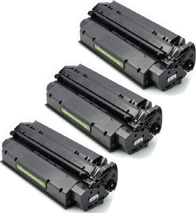 15A BK combo pack 3 stk Toner - C7115A Kompatibel - Svart 7500 sider