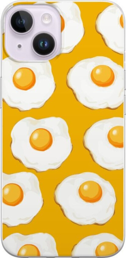 Mobildeksel til Apple iPhone 14 Plus med Stekt egg motiv