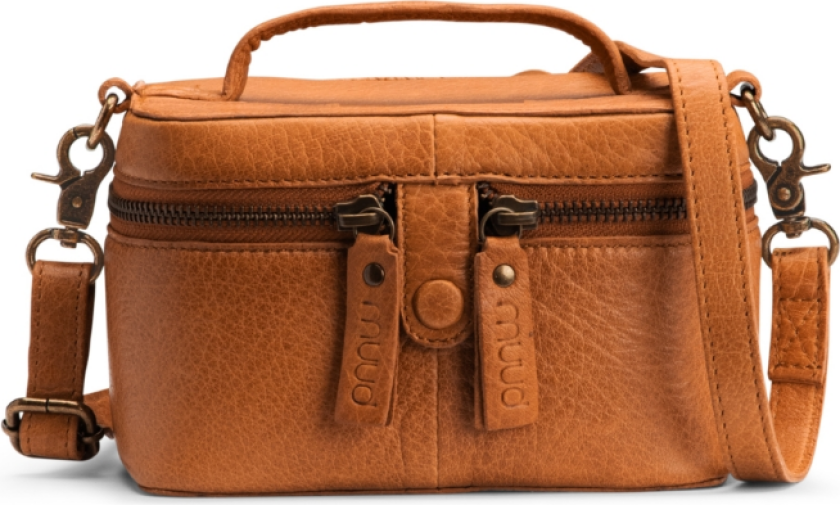 Bilde av Lexi Mini bag/toalettveske, skinn, whisky