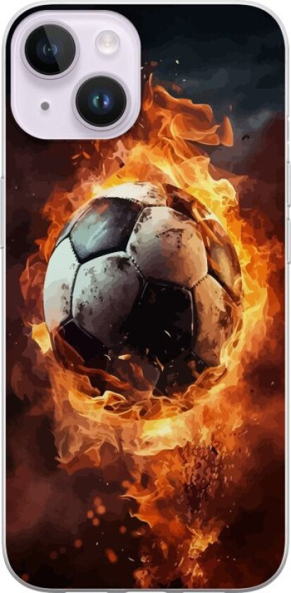 Mobildeksel til Apple iPhone 14 Plus med Fotball motiv