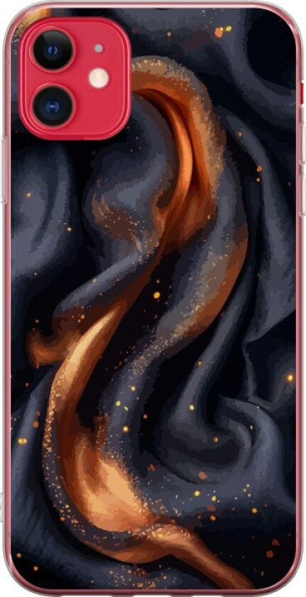 Mobildeksel til Apple iPhone 11 med Brennende silke motiv