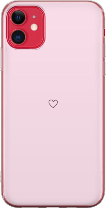Mobildeksel til Apple iPhone 11 med Hjerte motiv