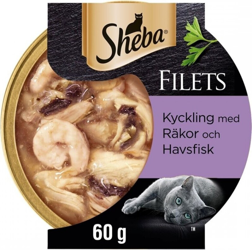 Sheba Kyckling, Reka og Fisk i Saus 60 g