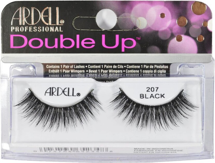 Double Up False Eyelashes Black 207