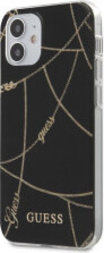 Guess Gold Chain - Deksel til iPhone 12 Mini