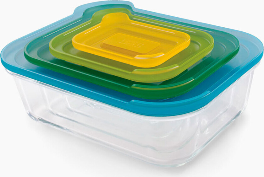 Bilde av Joseph Joseph Nest, Sett, Rektangulær, 4,48 l, Flerfarget, Glass, 275 mm