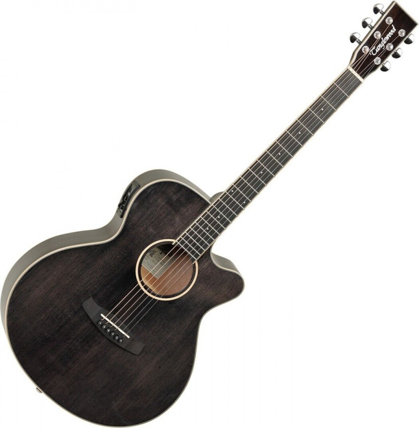 TW4 CE Winterleaf Electro Acoustic Black Shadow Gloss