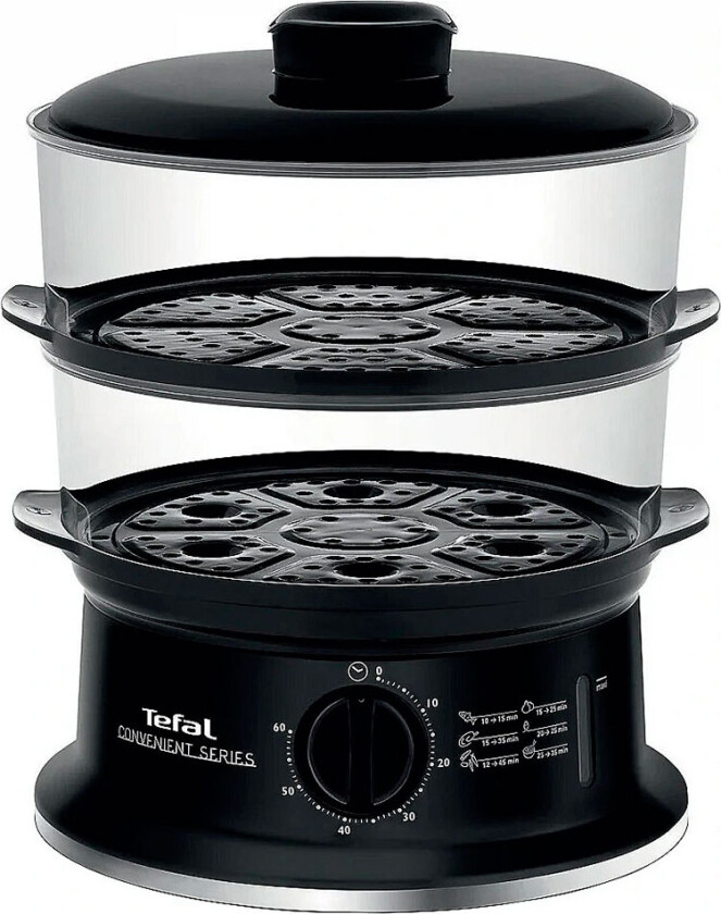VC140135 dampkoker 2 kurver Frittstående 900 W Sort