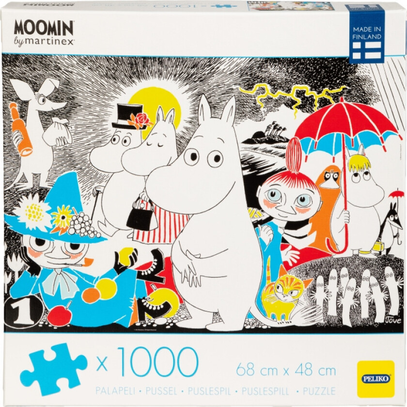 Mumin Comic Book Cover 1 pussel, 1000 bitar