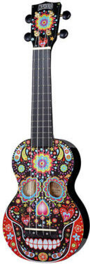 Skull Ukulele Day of the Dead