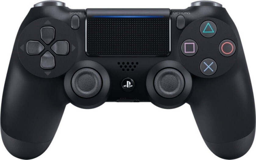 Refurbished Sony DualShock 4 V2 håndkontroll for PS4, original, svart