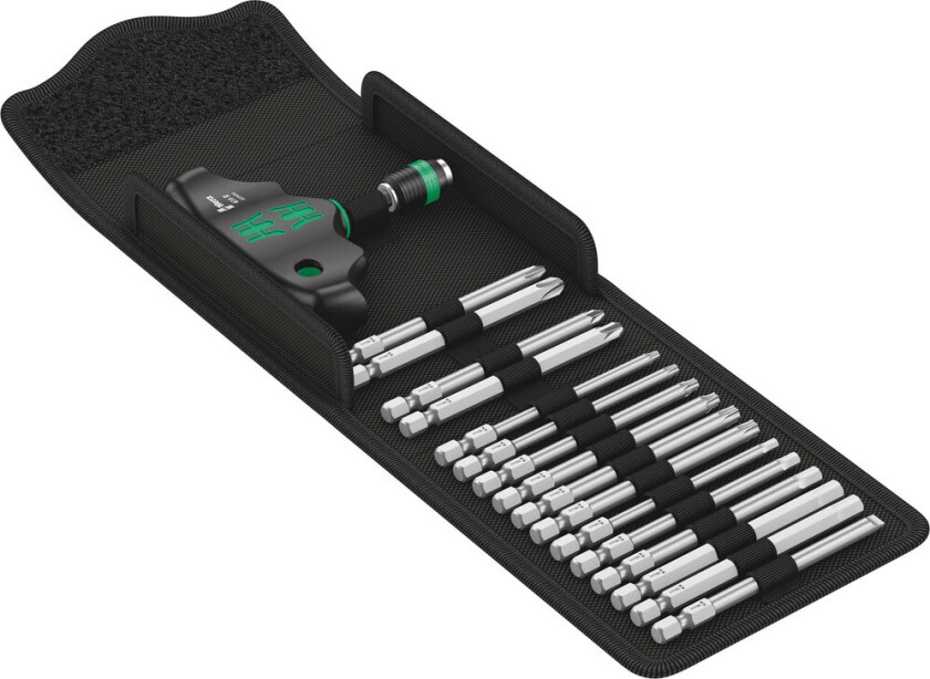 Kraftform Kompakt 400 Skrutrekkersett 17 deler