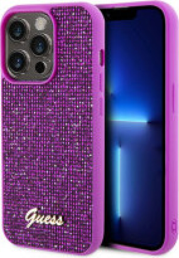 Guess Disco Metal Script - Deksel til iPhone 15 Pro