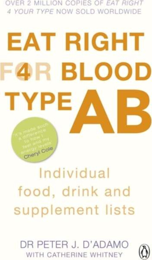 Eat Right for Blood Type AB av Peter J. D'Adamo