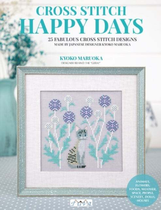Happy Days Cross Stitch av Kyoko Maruoka