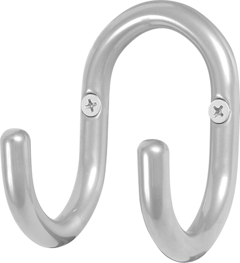 Frakkekrok dobbel A3 - satin