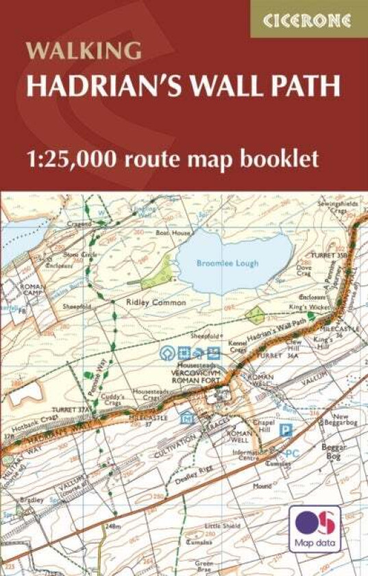 Hadrian's Wall Path Map Booklet av Mark Richards