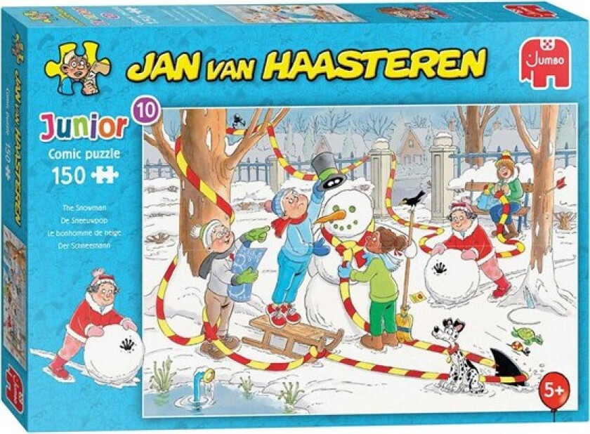 Jan Van Haasteren Junior The Snowman Puslespill 150 brikker, Jumbo