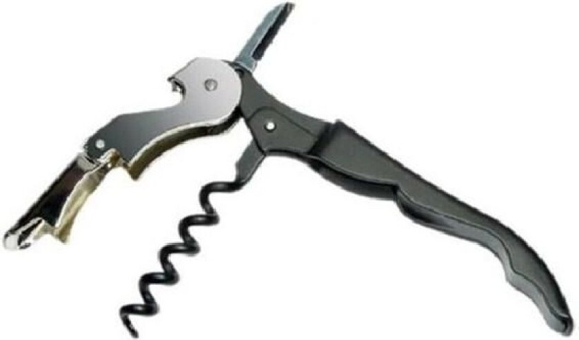 Korketrekker / vinåpner - svart