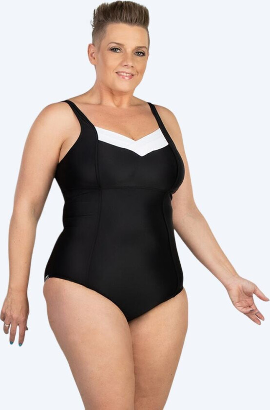 G9 badedrakt til damer - Victoria - Svart/hvit