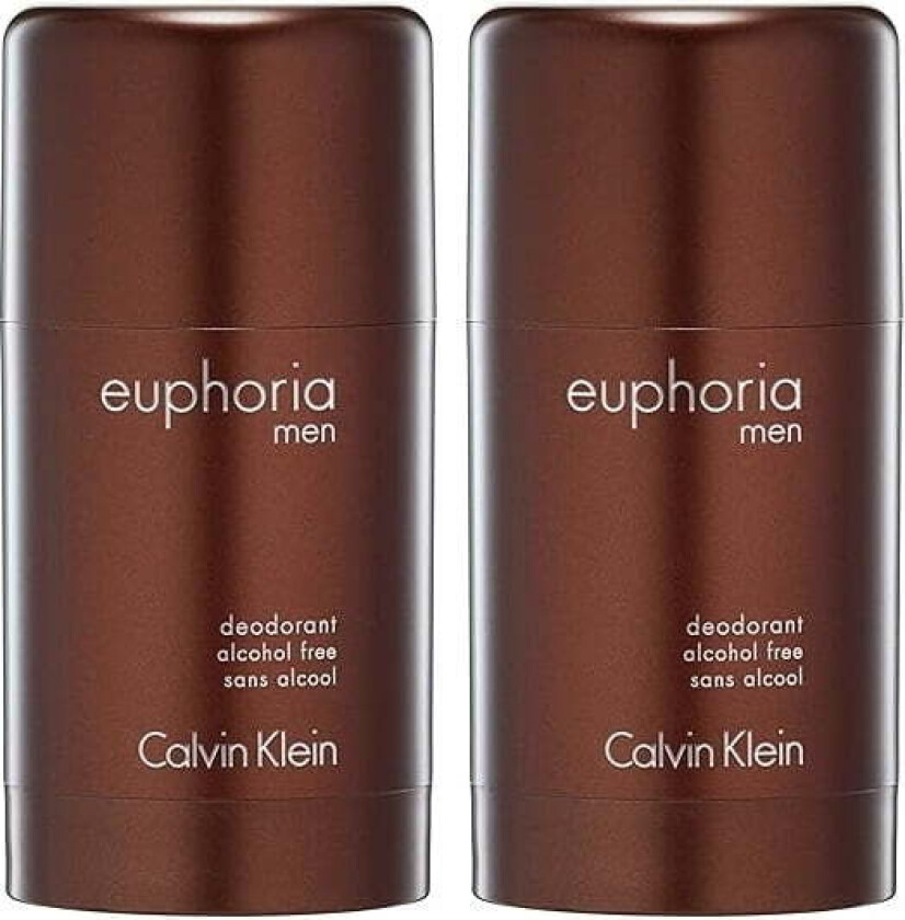 Calvin 2-pack Calvin Klein Euphoria For Men Deostick 75ml