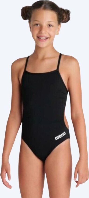 badedrakt til jenter - Team Challenge Solid - Svart