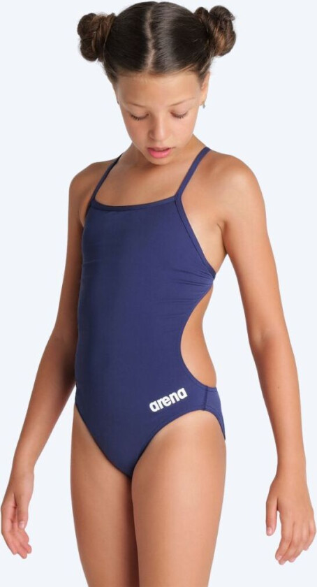 badedrakt til jenter - Team Challenge Solid - Mørkeblå