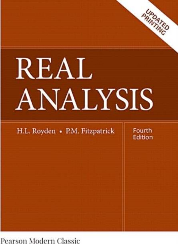 Real Analysis (Classic Version) av Halsey Royden, Patrick Fitzpatrick