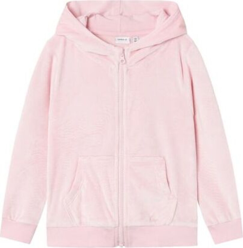 Bilde av Name It - Hettejakke Velour Najala Parfait Pink