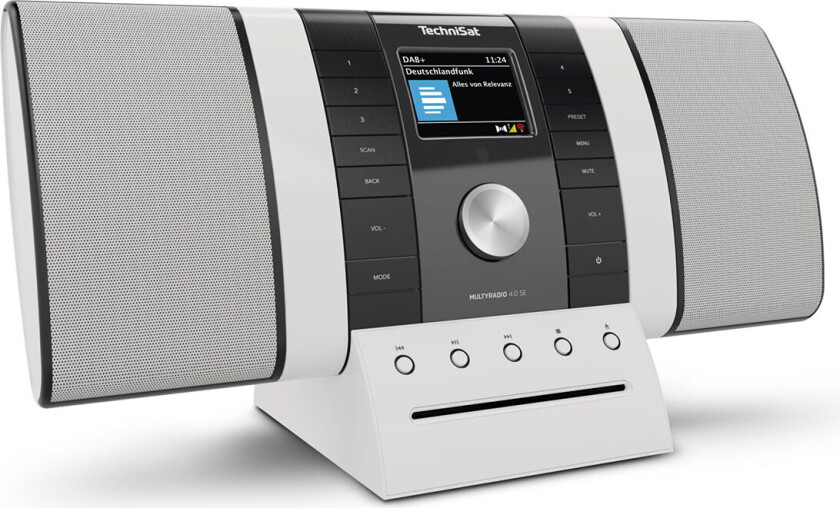 Technisat Multyradio 4.0 SE DAB/Internettradio (Bluetooth) Svart/Hvit